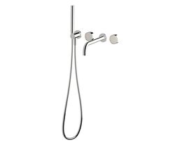 Supporting Image - Sussex Pure Elemental Progressive Bath Mixer System with Handshower 250mm Chrome with Aurora Insert