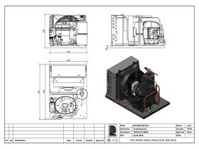 Tecumseh Condensing Unit 1/3HP R134A MHBP AET4440YHR