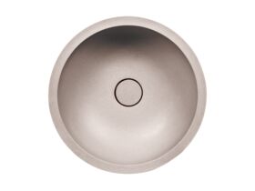 Supporting Image - Omvivo Villa Round Above Counter Basin 430mm Island Sand - Top