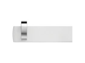 Supporting Image - Mizu Soothe Toilet Roll Holder Chrome - Side