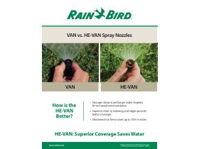 Brochure - Rainbird Unispray 100mm HE-VAN Nozzle
