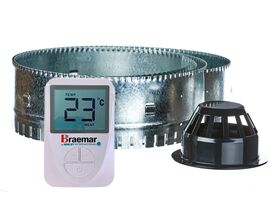 Ecosgtar T/Stat Digital Flue Kit External