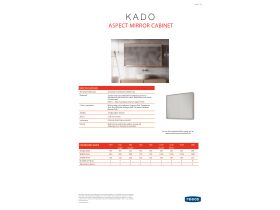 Technical Guide - Kado Aspect Mirror Cabinet