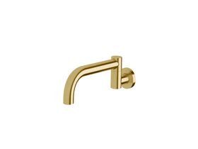 Sussex Scala Bath Outlet Swivel Curved 210mm LUX PVD Brushed Pure Gold