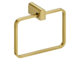 Mizu Soothe Towel Ring Brushed Brass