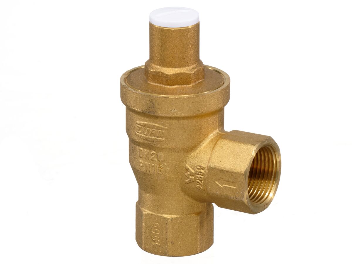 Zurn Wilkins 20mm Pressure Reducing Valve Right Angled adjustable set at 500kPa
