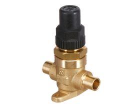 Castel Packed Cap Line Valve 3/8" Solder 6420/3
