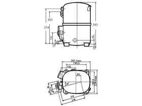 Tecumseh Compressor 6hp R22 MHBP TAG4568T V
