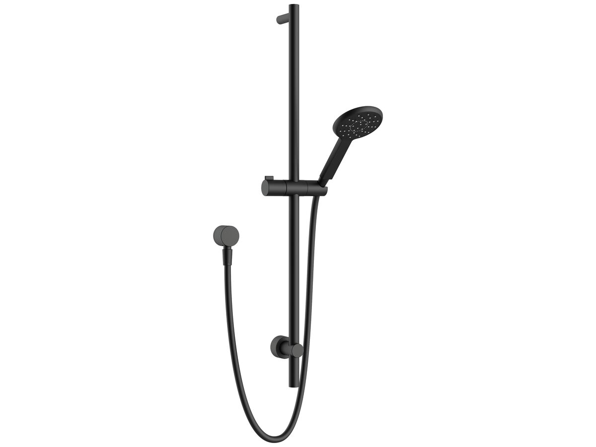 Nikles Pearl 105 Single Rail Shower Matte Black 4 star