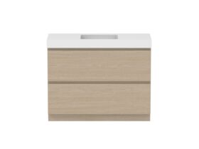 Hero - Posh Domaine All-Drawer Twin 1200mm Floor Mounted Vanity Unit Single Bowl 90mm Top