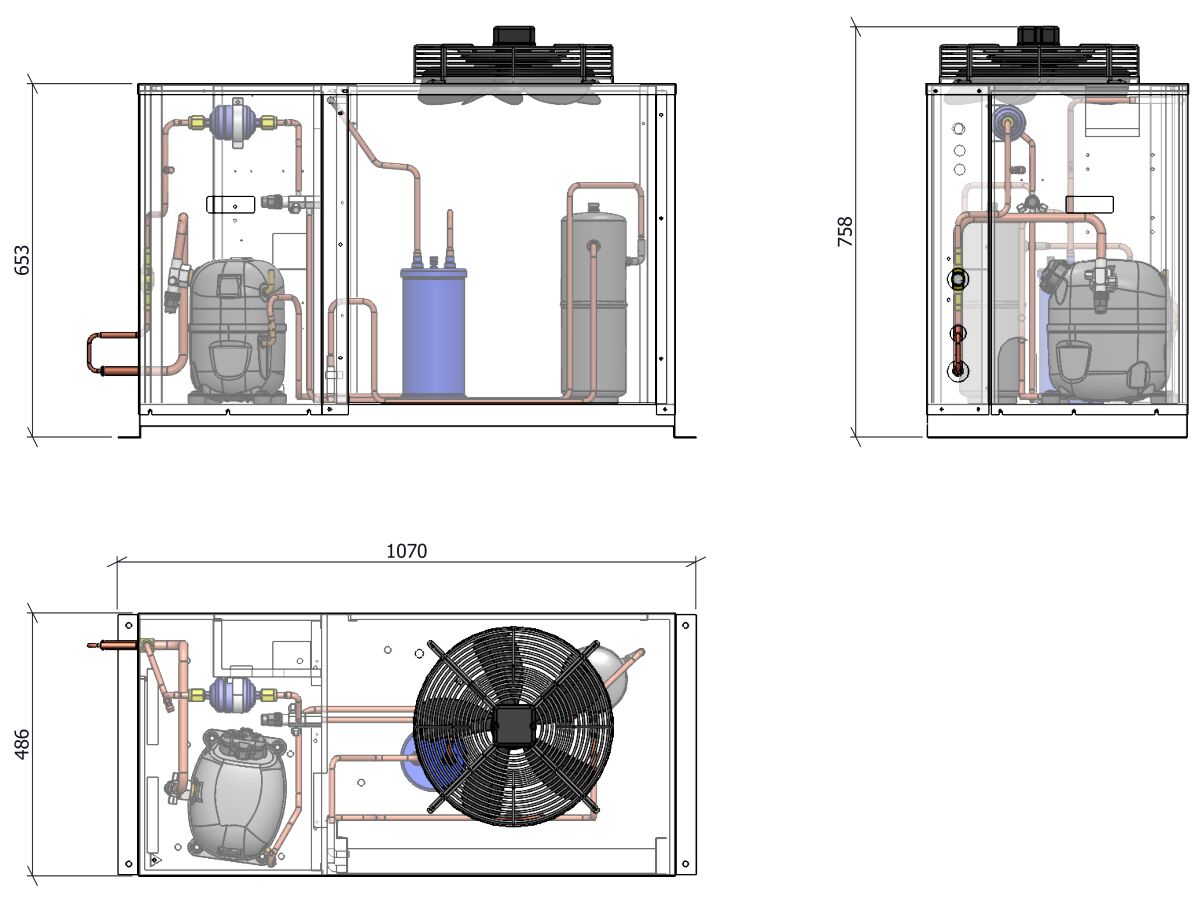 ACPAC Packaged Condensing Unit AP2.1M1-5 1 Phase