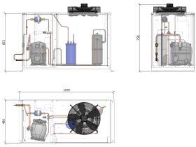 ACPAC Packaged Condensing Unit AP2.1M1-5 1 Phase