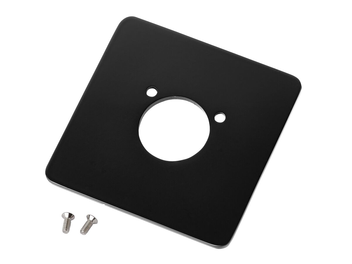 Mizu Silk Bath Spout Cover Plate Matte Black