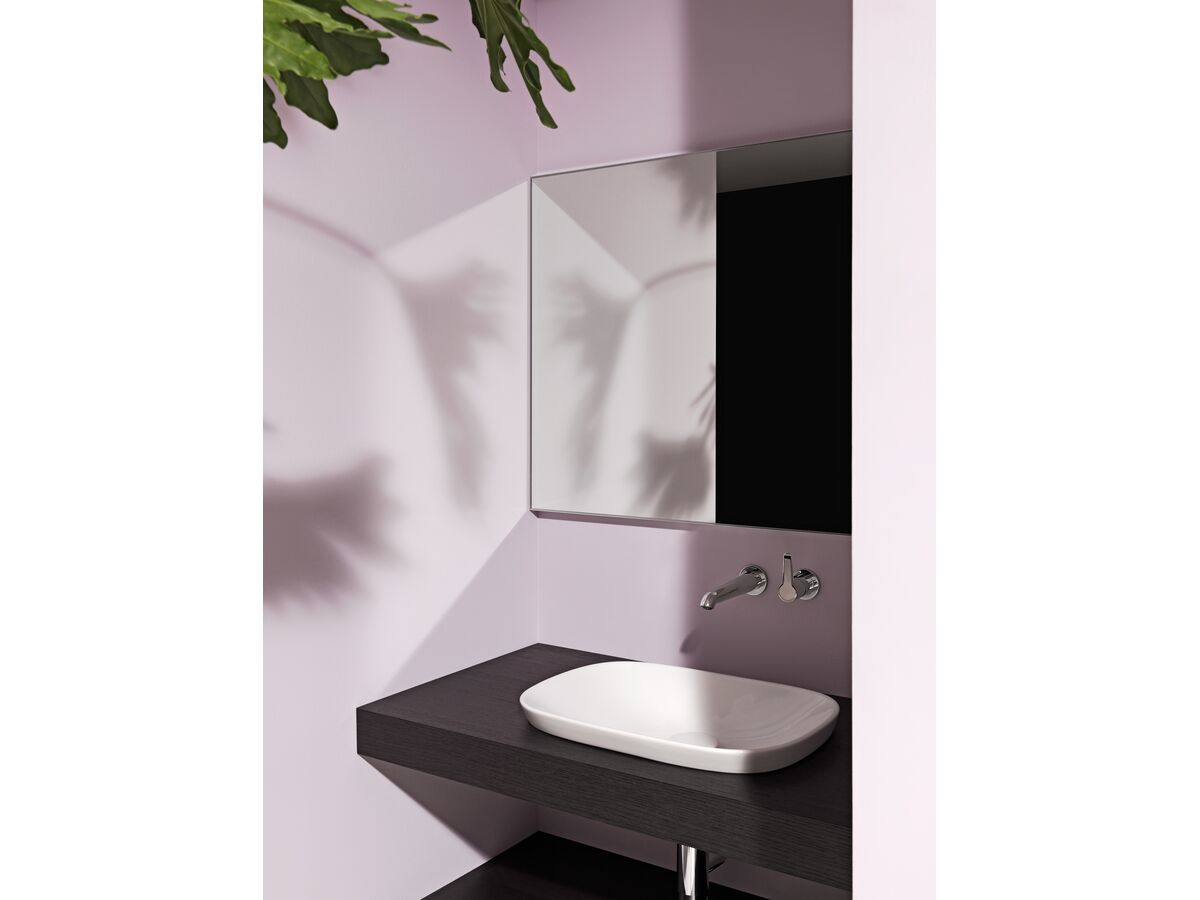 In Situ - LAUFEN Ino Semi Inset Basin 500mm x 365mm No Taphole with Overflow White