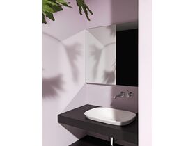 In Situ - LAUFEN Ino Semi Inset Basin 500mm x 365mm No Taphole with Overflow White