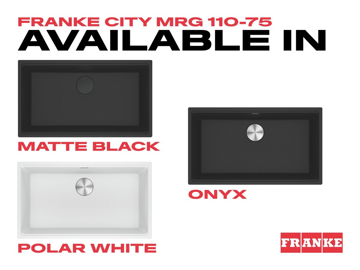Franke City Fragranite Single Bowl 750mm Undermount Sink Colour Swatch