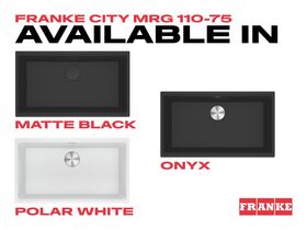 Franke City Fragranite Single Bowl 750mm Undermount Sink Colour Swatch