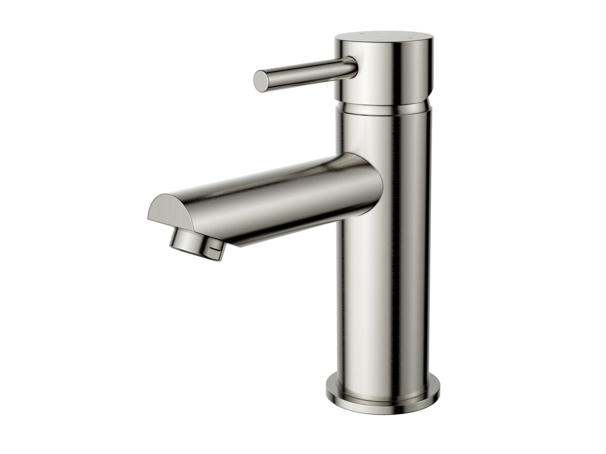 Hero - Posh Bristol Pin Basin Mixer Tap Brushed Nickel (5 Star) Lead Free