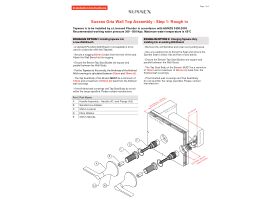 Installation Instructions - Sussex Oria Wall Top Assembly