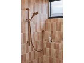 In Situ - Milli Marq Edit Single Rail Shower Brushed Bronze (3 Star)