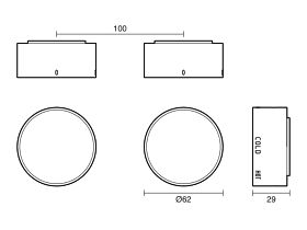 Technical Drawing - Sussex Pure Elemental Progressive Dual Mixer System Lead Free