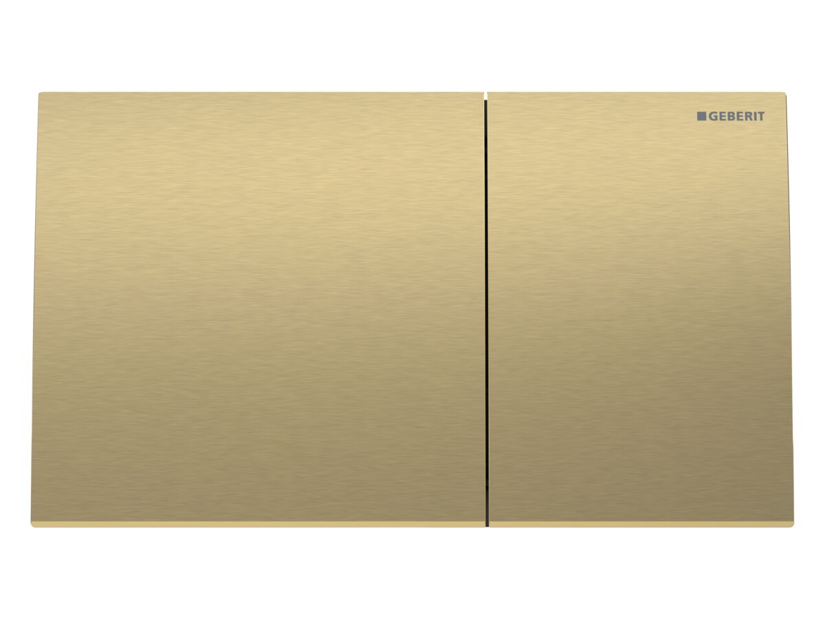 Geberit Sigma 70 Dual Flush Button Brass Easy Clean Coating