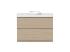 Hero - Posh Domaine All-Drawer Twin 1200mm Floor Mounted Vanity Unit Single Bowl 50mm Top