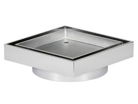 Mizu Drift Tile Insert Waste 100mm Chrome