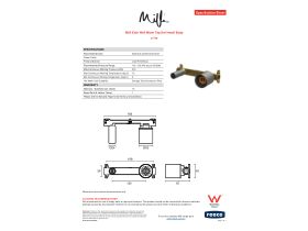 Specification Sheet - Milli Etch Wall Mixer Tap Set Inwall Body