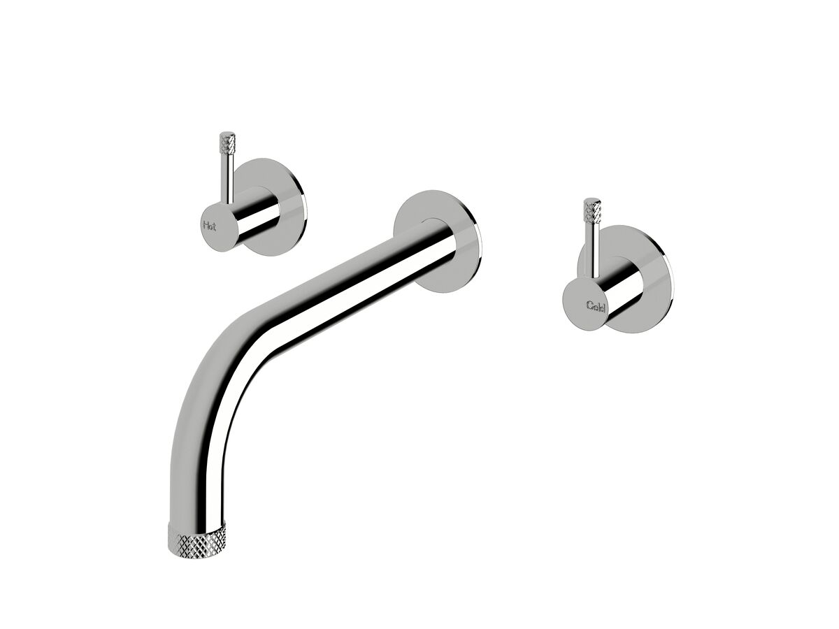 Hero - Sussex Scala Nova Wall Basin/Bath Set 200mm Chrome (5 Star) Lead Free