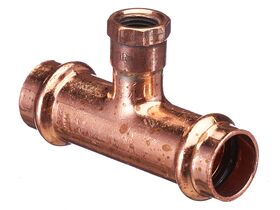 >B< Press Water Female Adaptor Tee 20mm x 20mm x 1/4"