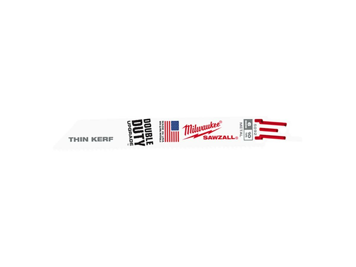 Milwaukee Reciprocating Blade 150mm Grit Bimetal 5 pack