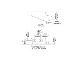 Kason Catridge Bracket Top Left K1556011