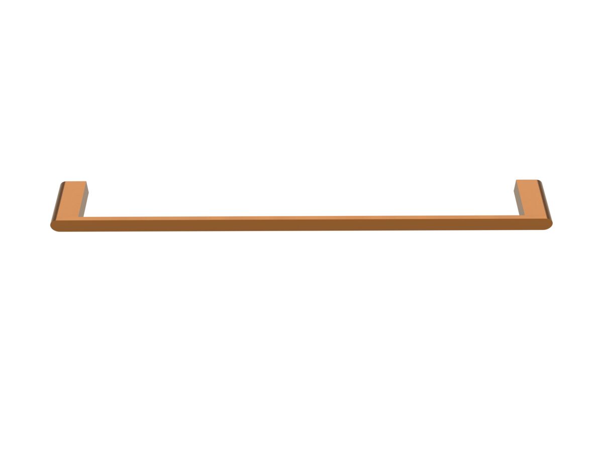 Supporting Image - Mizu Soothe Single Towel Rail 600mm Brushed Bronze - Front