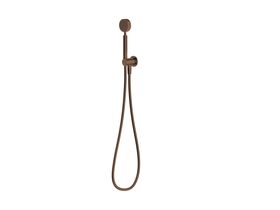 Sussex Pure Round Handshower with Fixed Bracket PVD Brushed Bronze (3 Star)