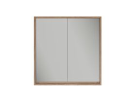 Supporting Image - Kado Aspect 750mm Mirror Cabinet Two Doors - Boston Oak