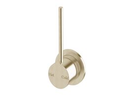 Sussex Scala Wall Mixer Tap with 100mm Extension Pin LUX PVD Brushed Platinum Gold