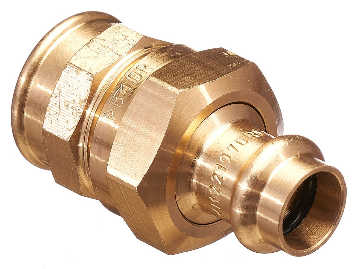 >B< Press Water Female Union 15mm x 1/2" BSP