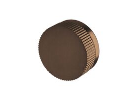 Sussex Pure Progressive Shower/Bath Mixer Tap with Linear Textured Handle PVD Brushed Bronze