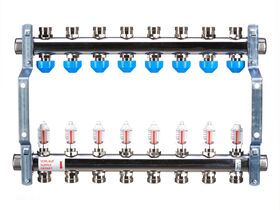 Rehau Manifold Flowmeter HKV-D Stainless Steel 8 Circuits
