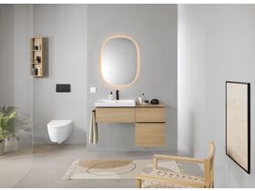 Geberit Sigma 70 Dual Flush Button Matt Black Easy Clean Coating