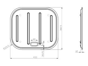 Posh Solus MK3 Drainer Tray Stainless Steel