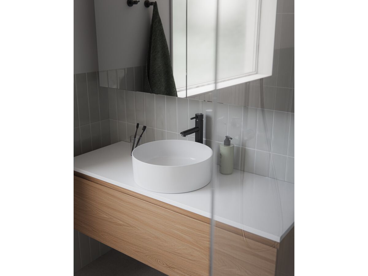 In Situ - Posh Bristol Pin Extended Basin Mixer Tap Matte Black (5 Star) Lead Free