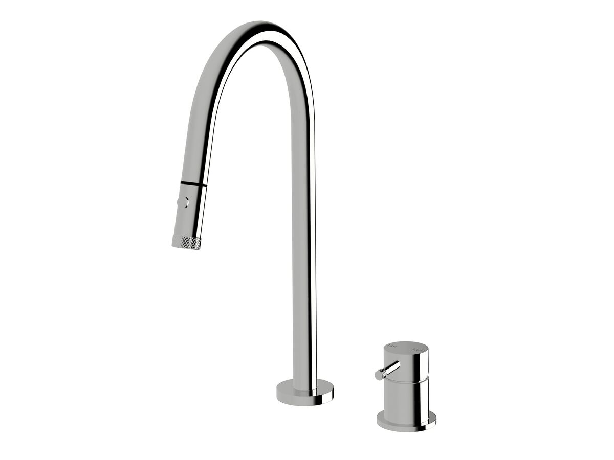 Hero - Sussex Scala Nova Hob Sink Mixer Set Pull Out Spray Chrome (5 Star) Lead Free