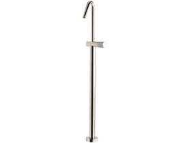 Sussex Pure Floor Mounted Bath Mixer Tap with Diamond Textured Handle Chrome