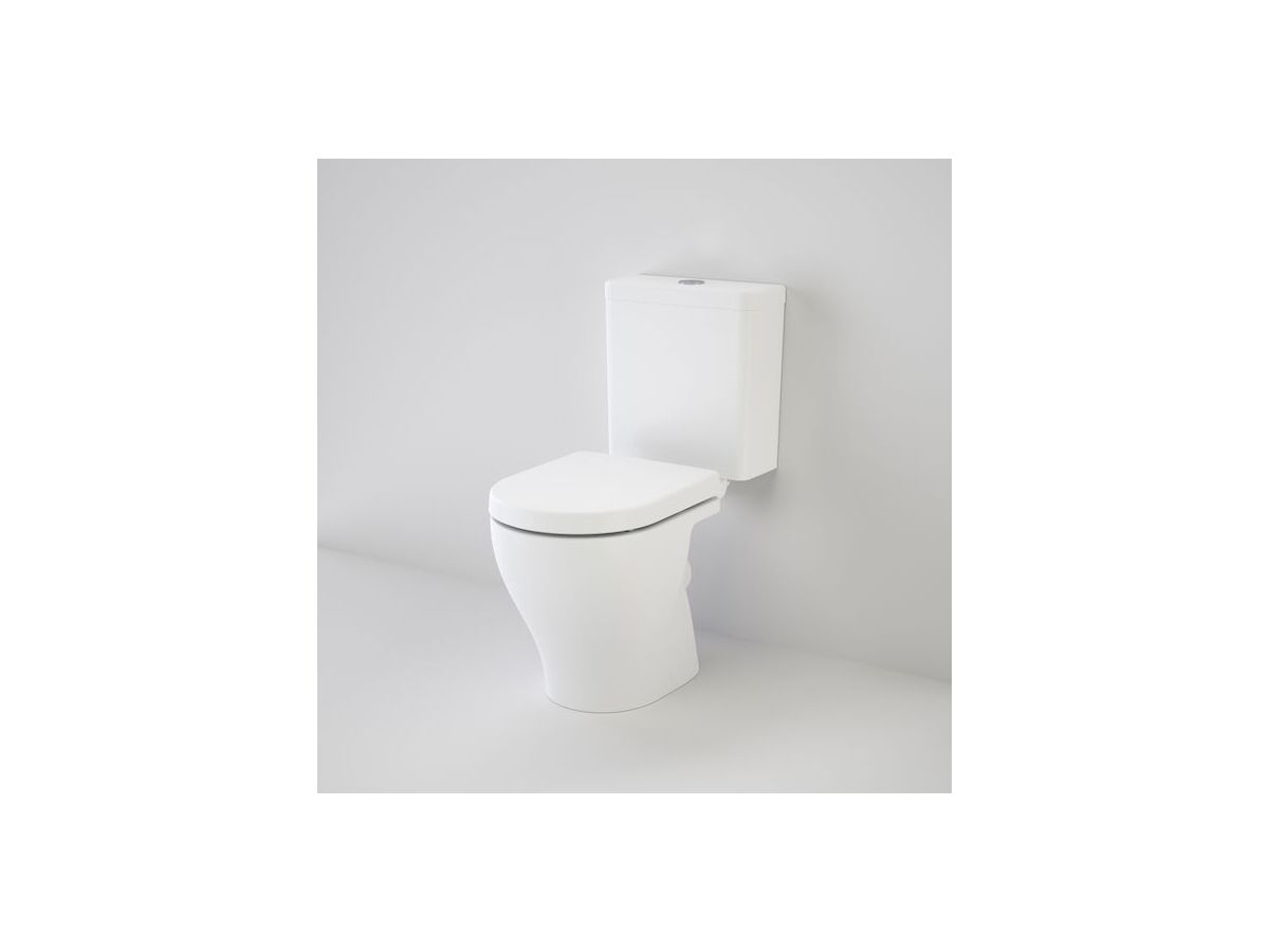 Caroma Luna Cleanflush Close Coupled P Trap Toilet Suite Xena Soft Close Seat White (4 Star)