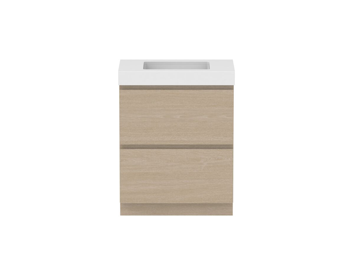 Hero - Posh Domaine All-Drawer Twin 750mm Floor Mounted Vanity Unit 90mm Top