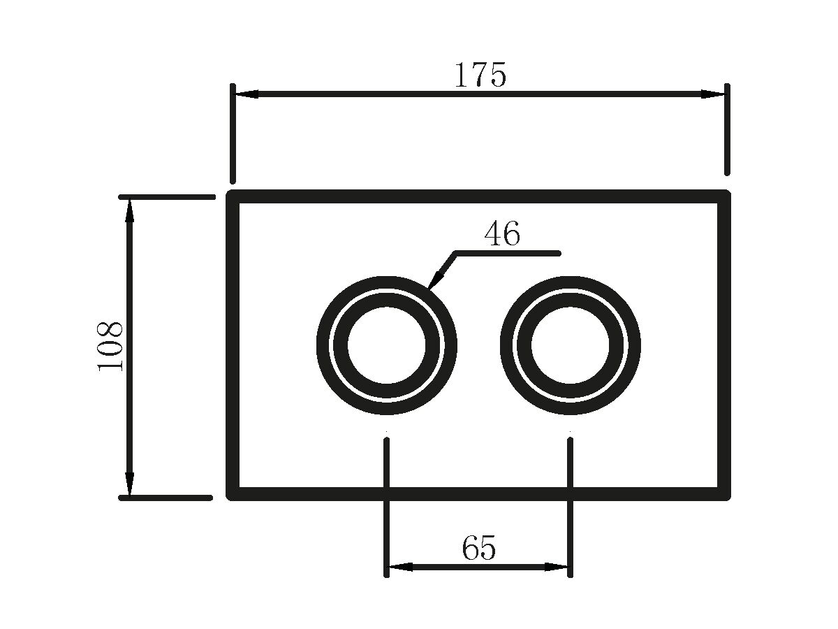 Hideaway+ Round Remote Access Button/ Plate Inwall Glass White Chrome