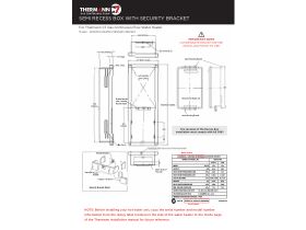 Installation Instructions - Thermann C7 Semi Recess Box Galvanised