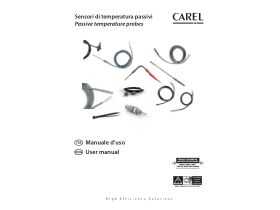 User Manual - CAREL Passive Temperature Probes